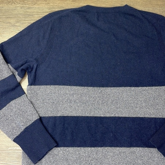 Banana Republic Women’s Filpucci Merino Wool Blue Gray Pullover Sweater, sz Med - Picture 9 of 9